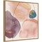 Petal Passion XI Eventide by Beth Grove 22-in. W x 22-in. H. Canvas Wall Art Print Framed in Natural